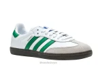 Adidas Samba White Green | Adidas first copy shoes for men
