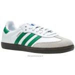 Adidas Samba White Green | Adidas first copy shoes for men