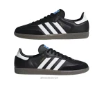 Adidas Samba Core Black Cloud White Gum | Adidas first copy shoes for men