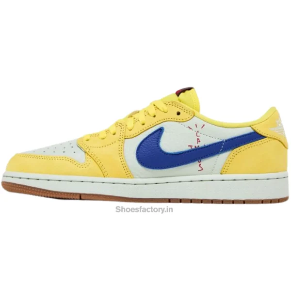Nike Air Jordan 1 Retro Low Og Sp Travis Scott Canary - Nike First Copy Shoes