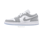 Nike Air Jordan Retro 1 low Wolf Grey - Nike First Copy Shoes