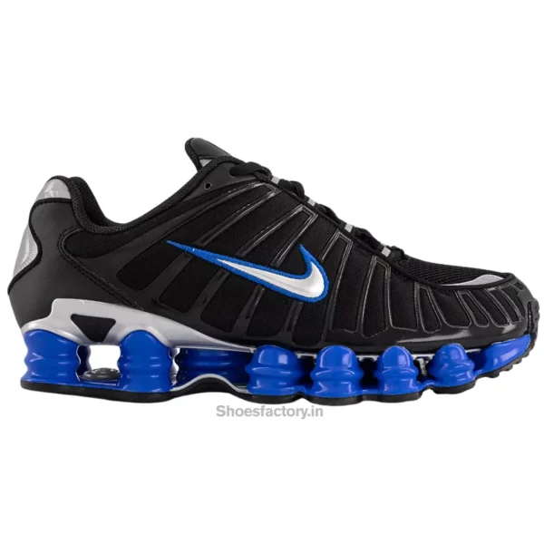 Nike Shox Tb Trainer Metallic Black Silver Blue - Nike First Copy Shoes