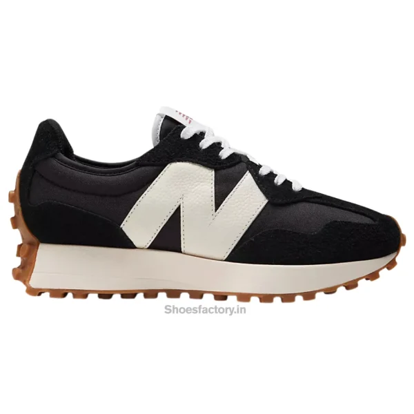 New Balance 327 Black White - New Balance First Copy Shoes