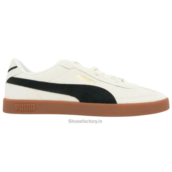 PUMA Club II in Stone & Black - Puma First Copy Shoes