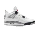 Air Jordan Retro 4 Og White Cement - Jordan First Copy Shoes