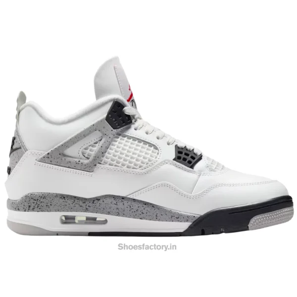 Air Jordan Retro 4 Og White Cement - Jordan First Copy Shoes