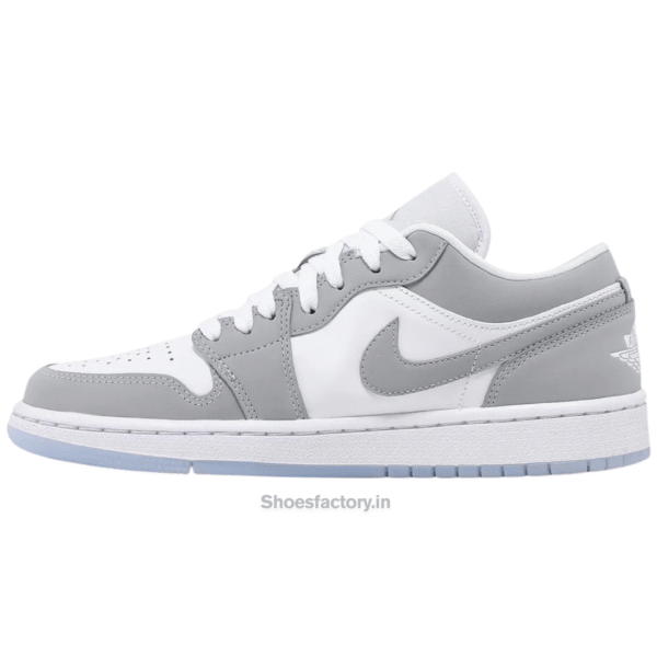 Nike Air Jordan Retro 1 low Wolf Grey - Nike First Copy Shoes
