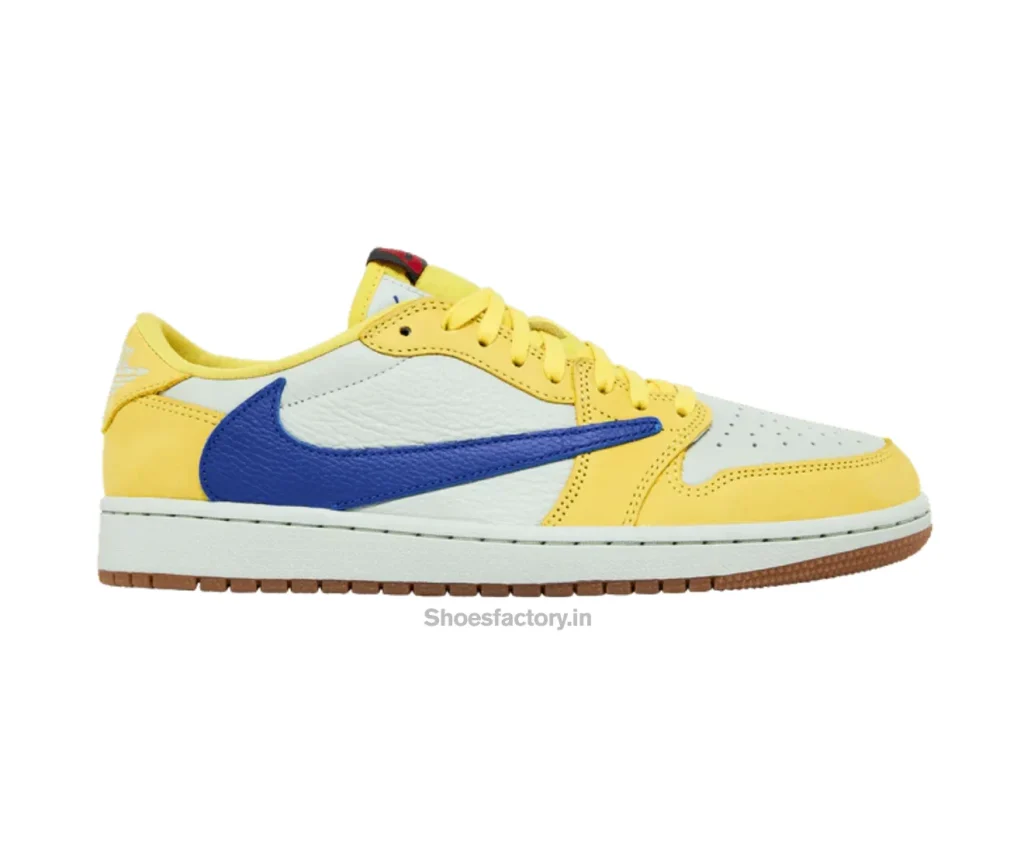 Nike Air Jordan 1 Retro Low Og Sp Travis Scott Canary - Nike First Copy Shoes