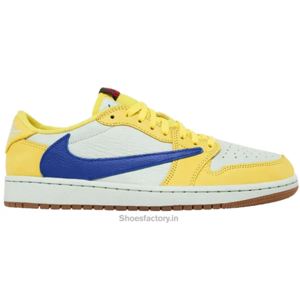 Nike Air Jordan 1 Retro Low Og Sp Travis Scott Canary - Nike First Copy Shoes