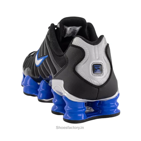 Nike Shox Tb Trainer Metallic Black Silver Blue - Nike First Copy Shoes