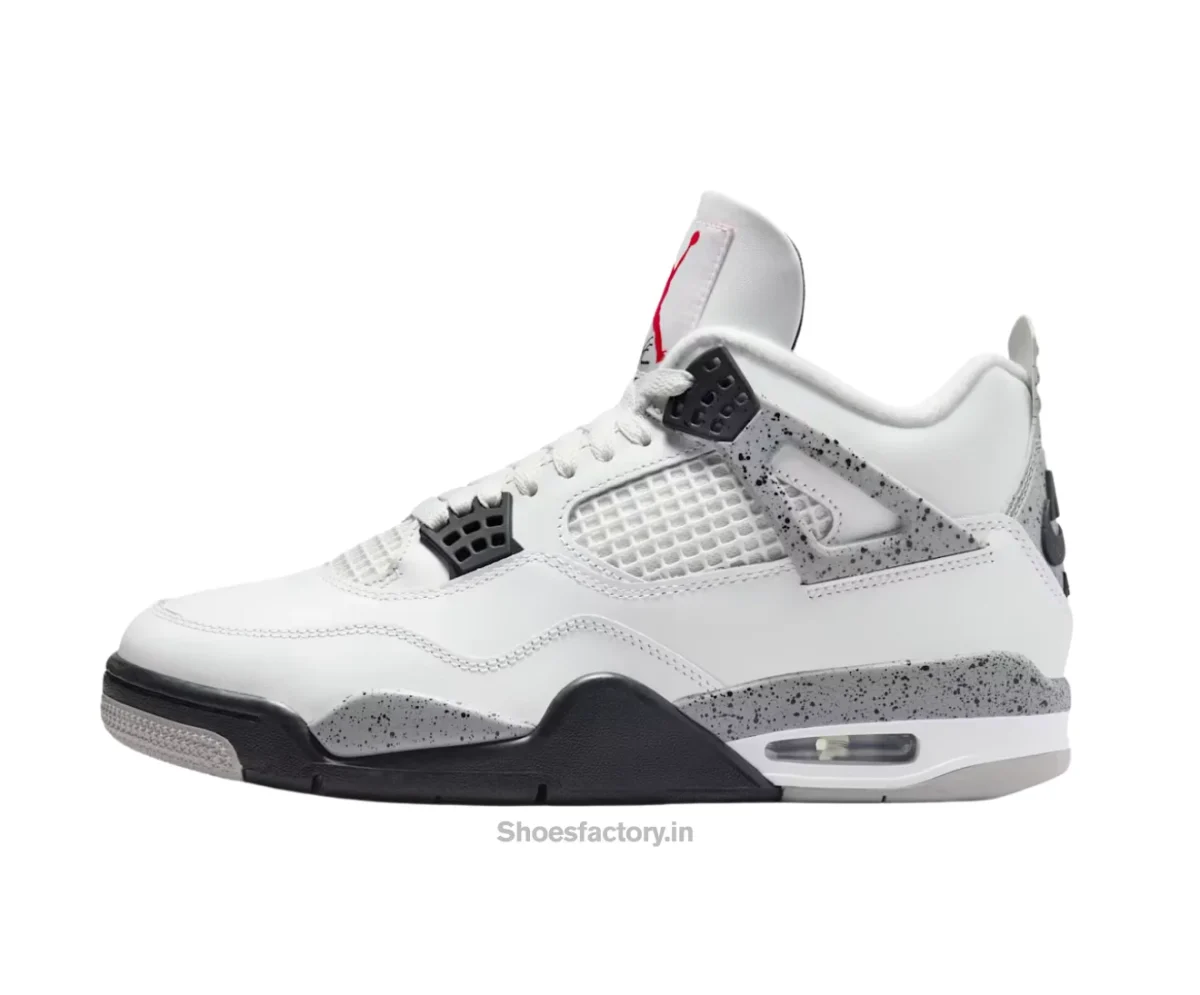 Air Jordan Retro 4 Og White Cement - Jordan First Copy Shoes