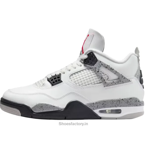 Air Jordan Retro 4 Og White Cement - Jordan First Copy Shoes