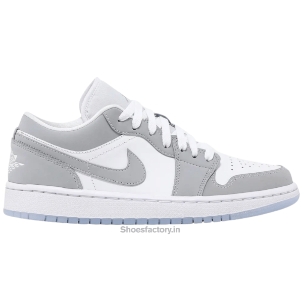 Nike Air Jordan Retro 1 low Wolf Grey - Nike First Copy Shoes