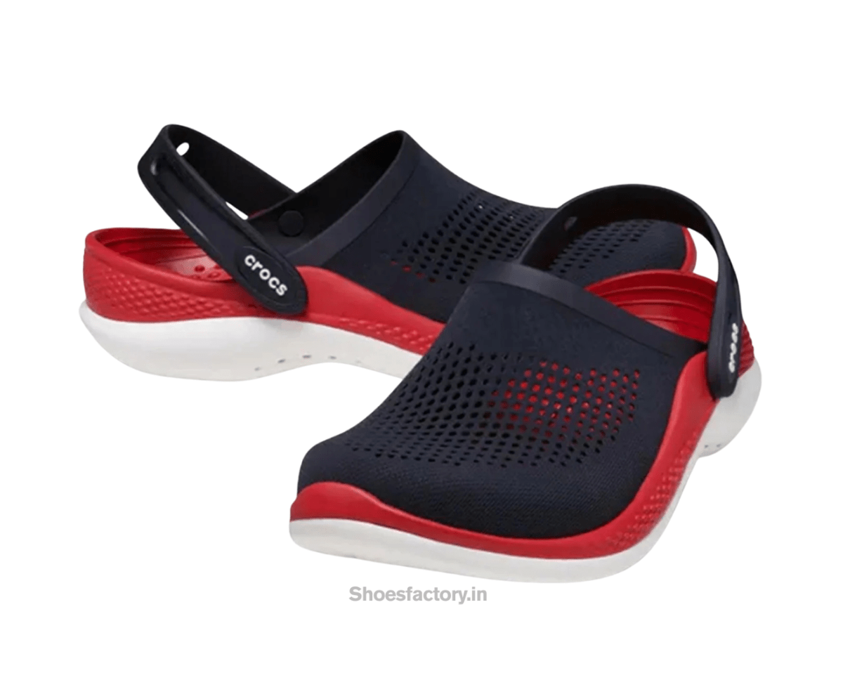Crocs Literide 360 Black Red - First Copy Crocs