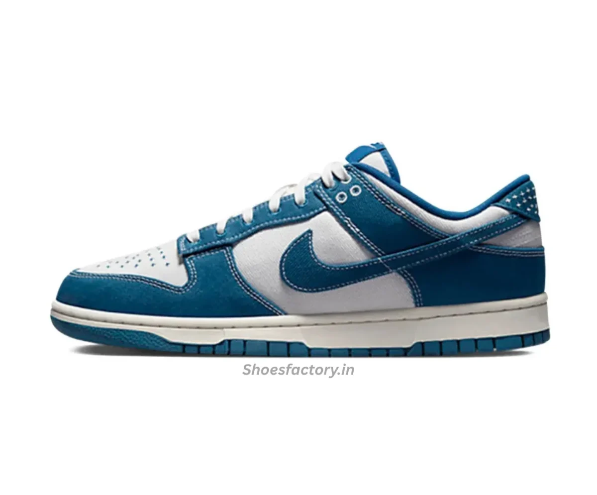 Nike Dunk Low Sashiko Industrial Blue - Nike First Copy Shoes