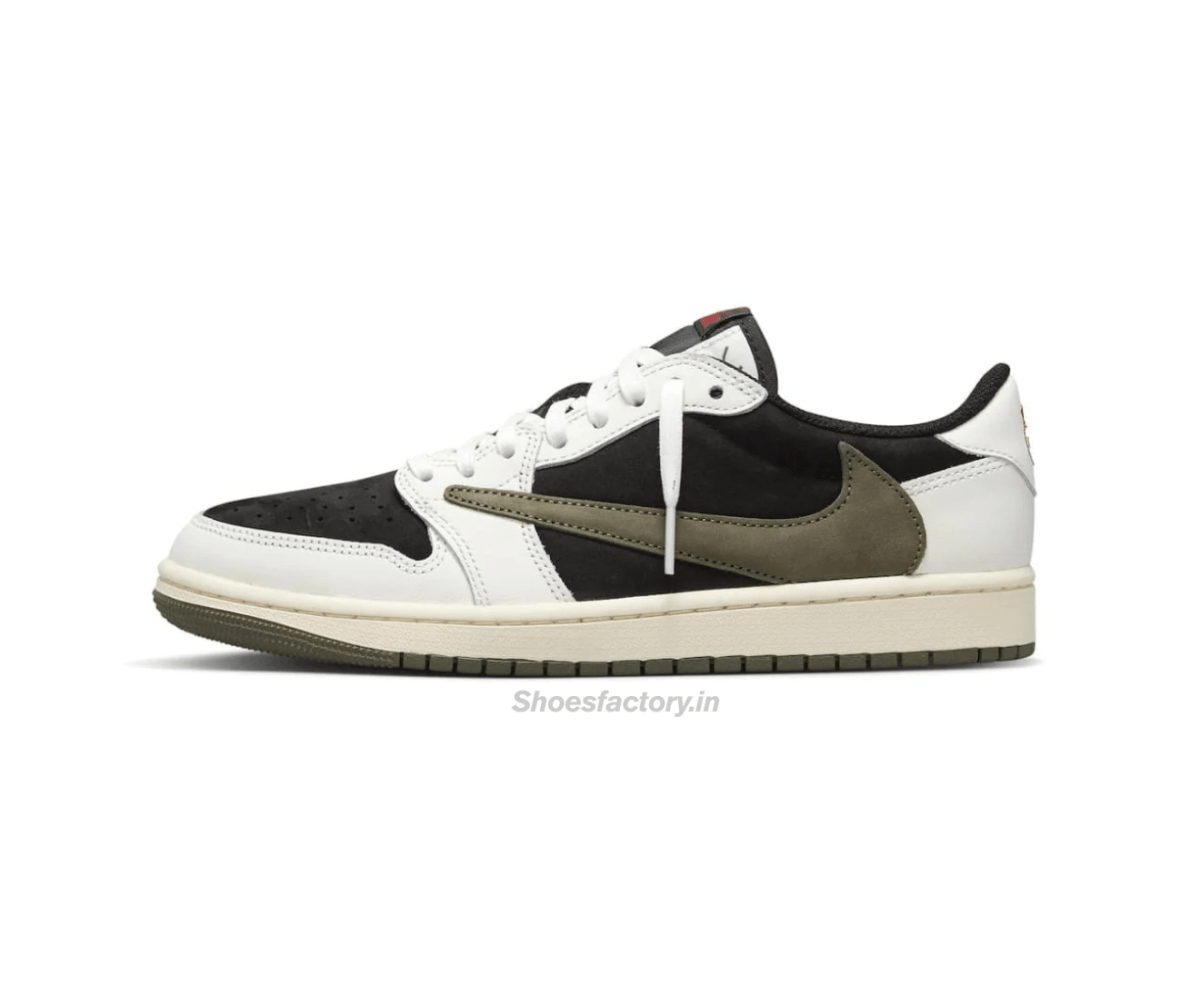 Nike Air Jordan 1 Low x Travis Scott Olive - Nike First Copy Shoes