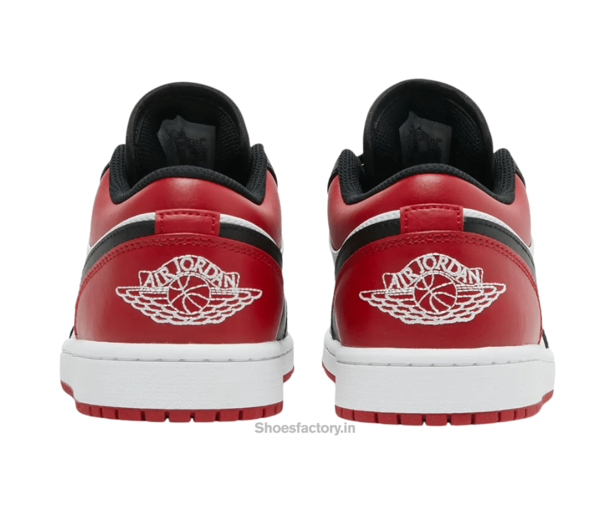 Nike Air Jordan 1 Low Bred Toe – Nike First Copy Shoes
