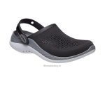 Crocs Literide 360 Full Black Grey - First Copy Crocs