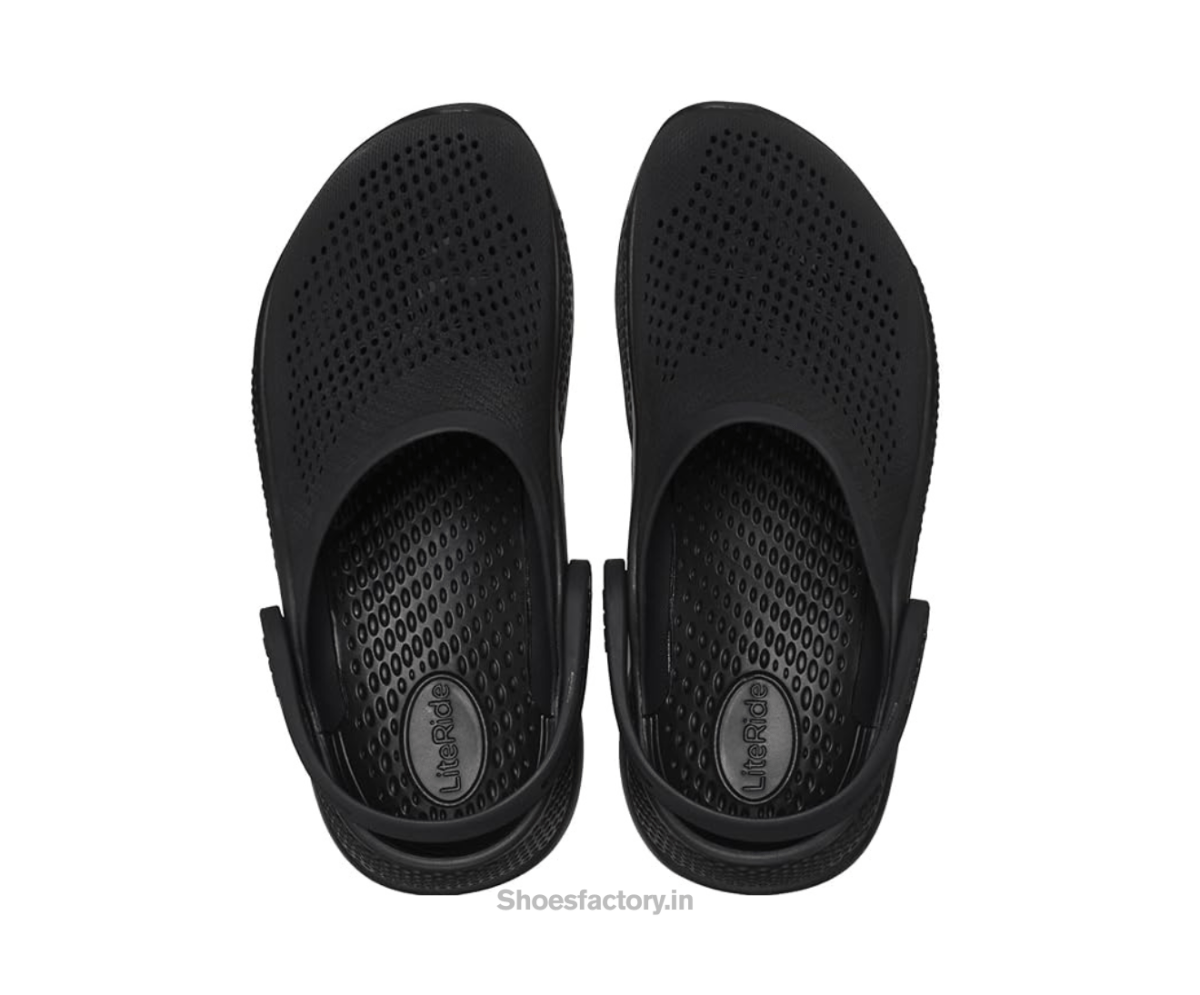 Crocs Literide 360 Full Black - First Copy Crocs