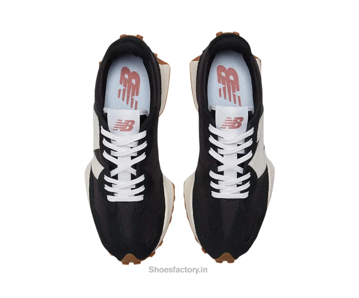 New Balance 327 Black White - New Balance First Copy Shoes