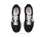 New Balance 327 Black White - New Balance First Copy Shoes