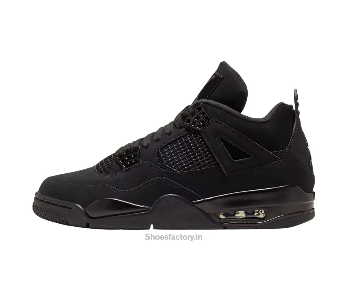 Nike Air Jordan Retro 4 Black Cat - Jordan First Copy Shoes