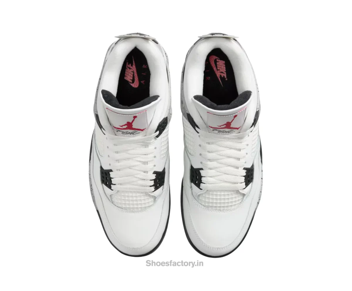Air Jordan Retro 4 Og White Cement - Jordan First Copy Shoes
