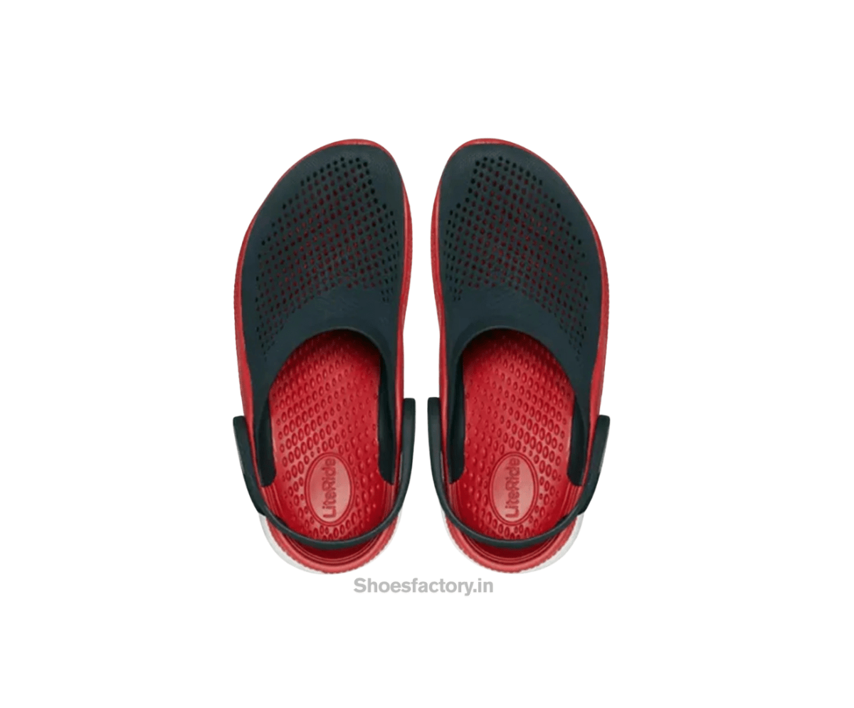 Crocs Literide 360 Black Red - First Copy Crocs
