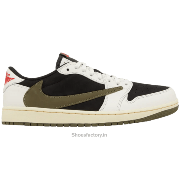 Nike Air Jordan 1 Low x Travis Scott Olive - Nike First Copy Shoes
