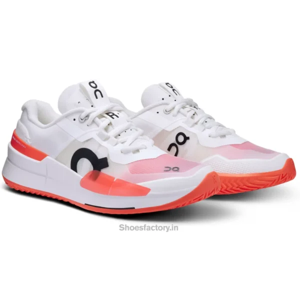 On Cloud Running The Roger Pro 2 White Flame - On Shoes For Men