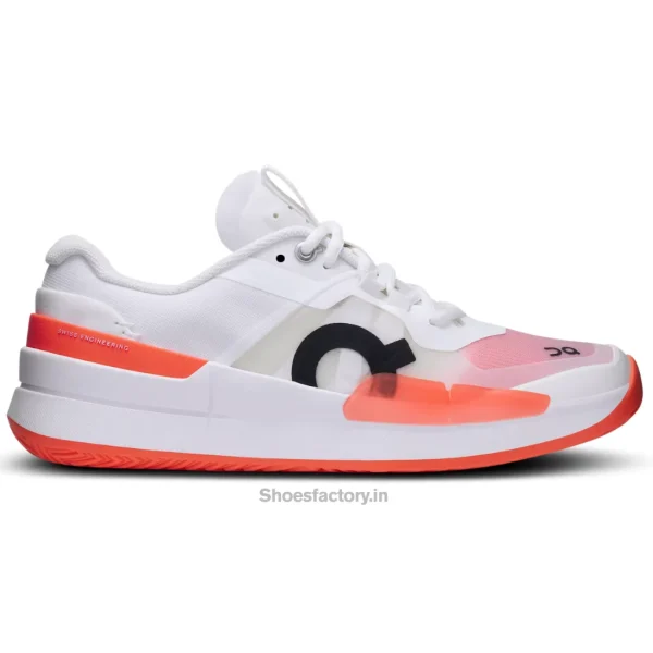 On Cloud Running The Roger Pro 2 White Flame - On Shoes For Men