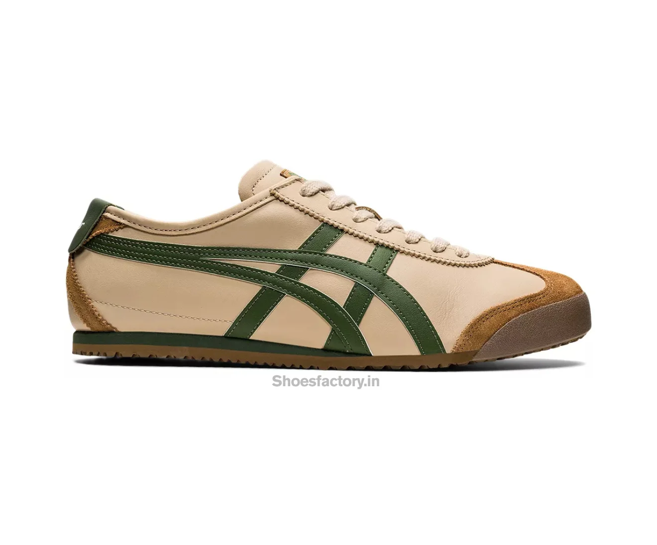 Onitsuka Tiger Mexico 66 Beige-Grass - Onitsuka Tiger First Copy Shoes