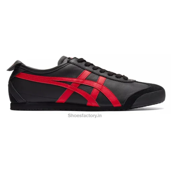 Onitsuka Tiger Mexico 66 Black-Classic Red - Onitsuka Tiger First Copy Shoes