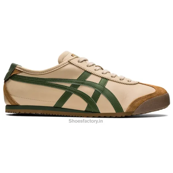 Onitsuka Tiger Mexico 66 Beige-Grass - Onitsuka Tiger First Copy Shoes