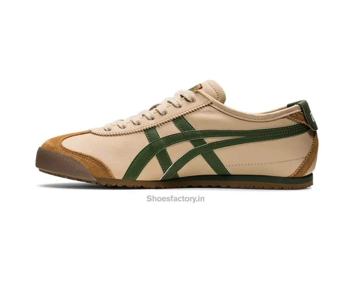 Onitsuka Tiger Mexico 66 Beige-Grass - Onitsuka Tiger First Copy Shoes