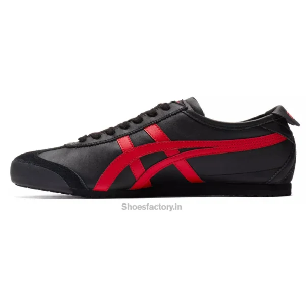 Onitsuka Tiger Mexico 66 Black-Classic Red - Onitsuka Tiger First Copy Shoes