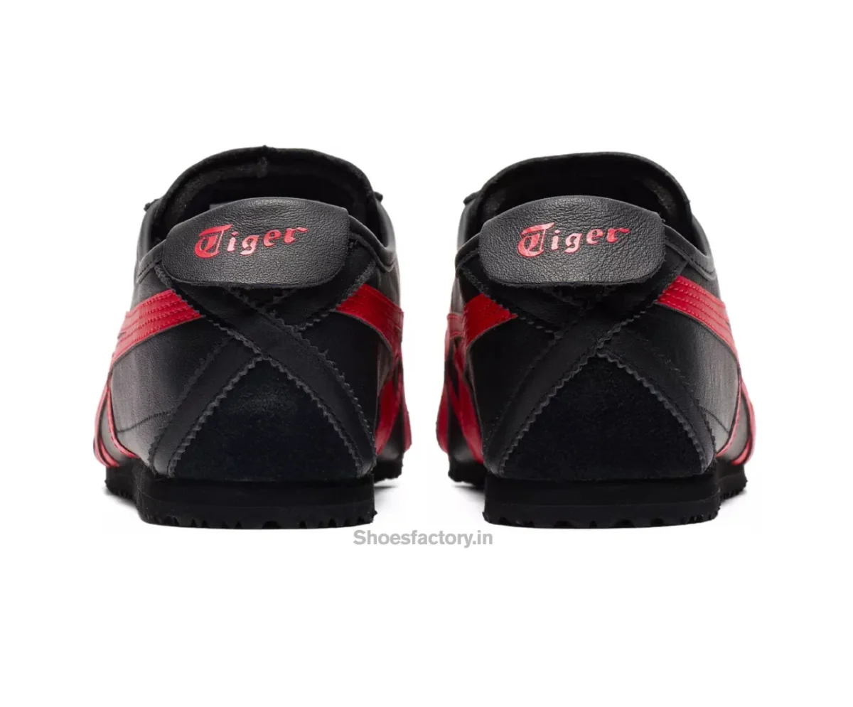 Onitsuka Tiger Mexico 66 Black-Classic Red - Onitsuka Tiger First Copy Shoes
