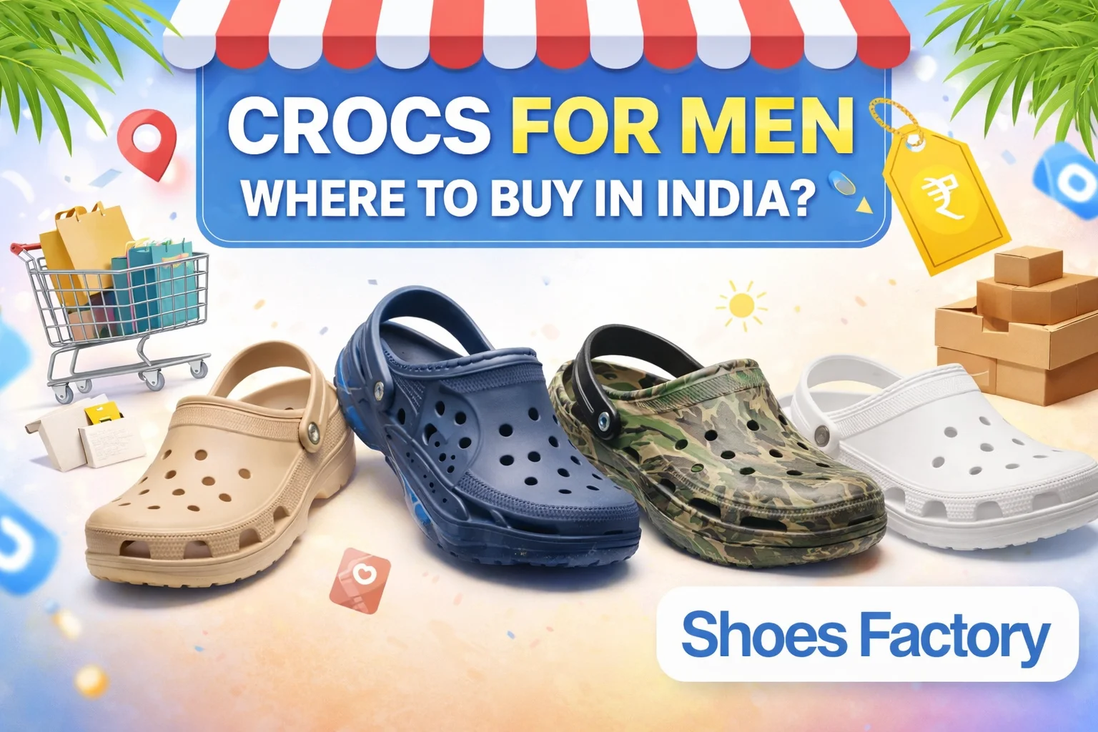 Crocs for men available in India