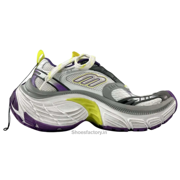 Balenciaga 6xl Sneaker worn Out White Purple Yellow – UA Quality Shoes