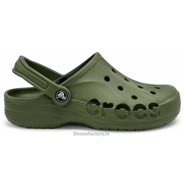 Crocs Baya Army Green - First Copy Shoes