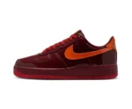 Nike Air Force 1 Low Patent Leather Dark Team Red - Nike First Copy Shoes