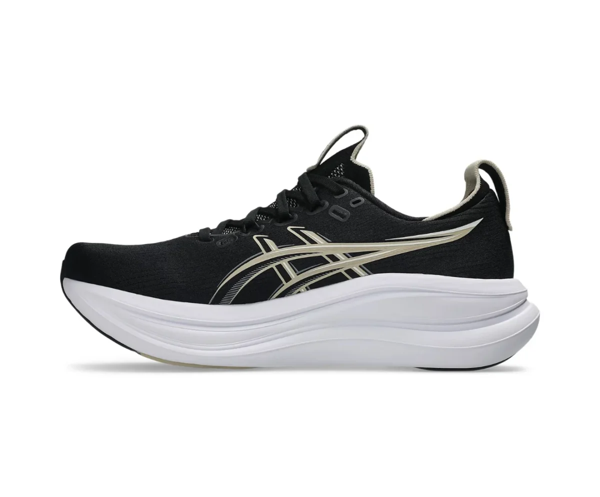 asics gel nimbus 28 black feather grey - Asics First Copy Shoes