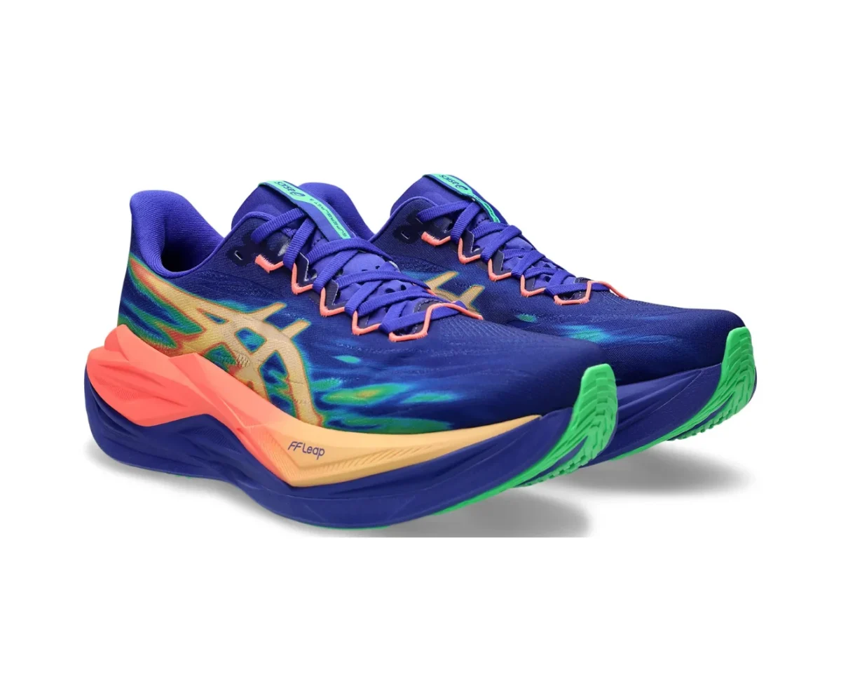 Asics Superblast 3 Cobalt Burst Light Orange - Asics first copy shoes