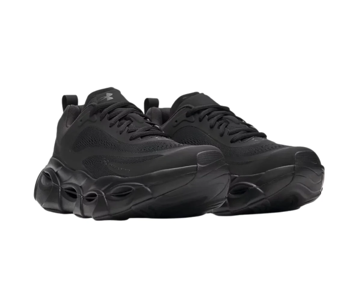 UA Halo Racer in Black-Castlerock - Under Armour First Copy Shoes