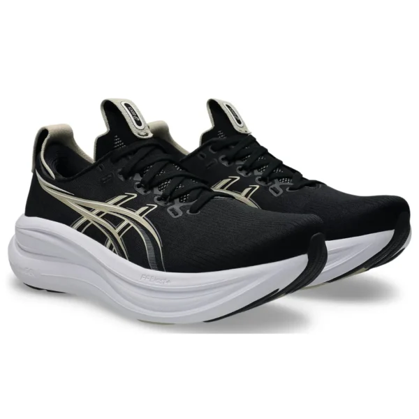 asics gel nimbus 28 black feather grey - Asics First Copy Shoes