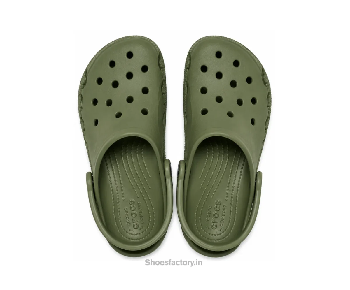 Crocs Baya Army Green - First Copy Shoes