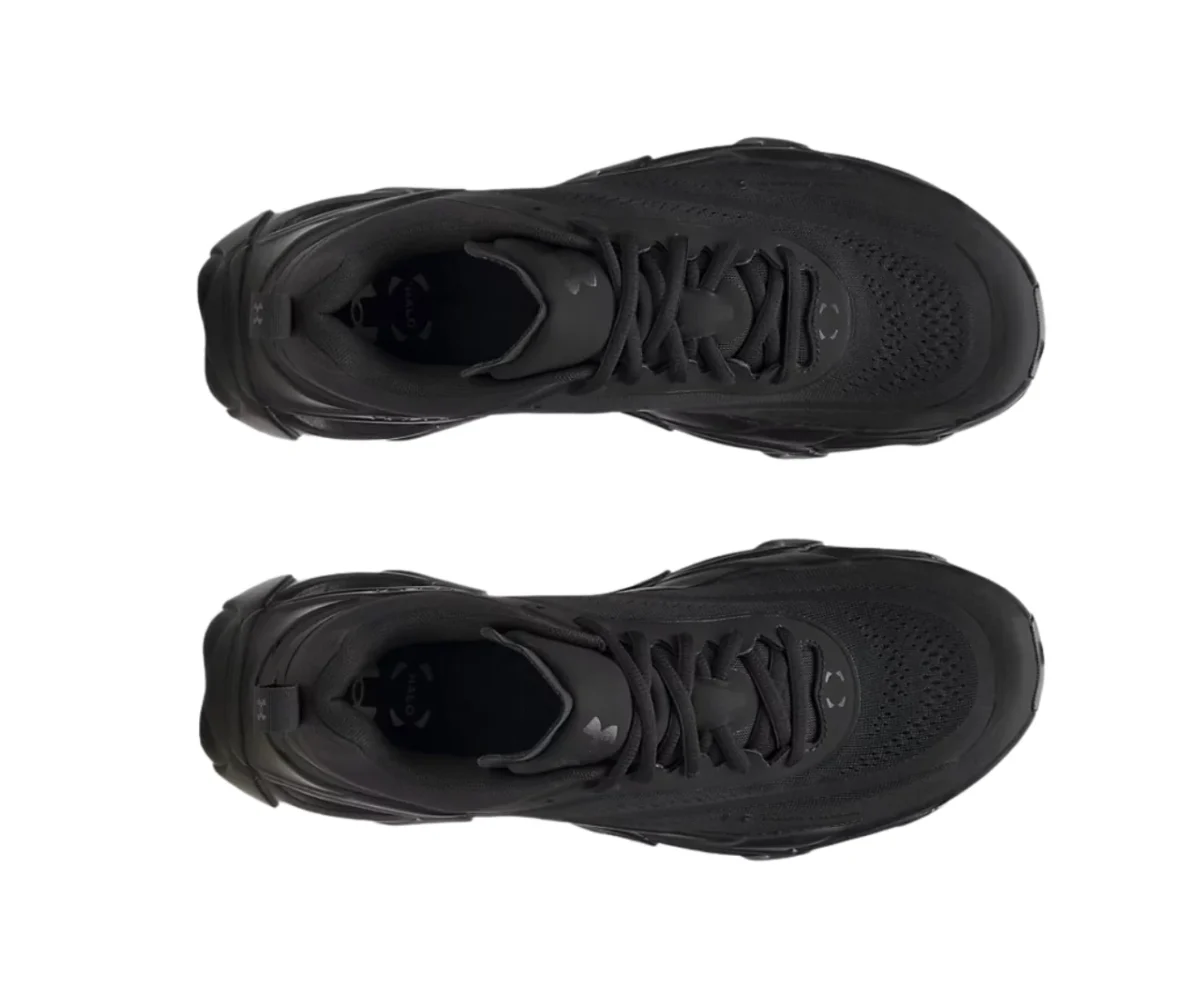 UA Halo Racer in Black-Castlerock - Under Armour First Copy Shoes