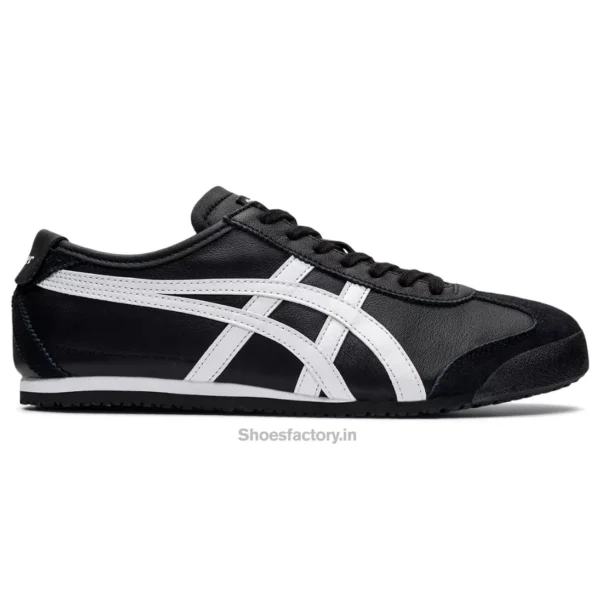 Onitsuka Tiger Mexico 66 Black White - Onitsuka Tiger First Copy Shoes