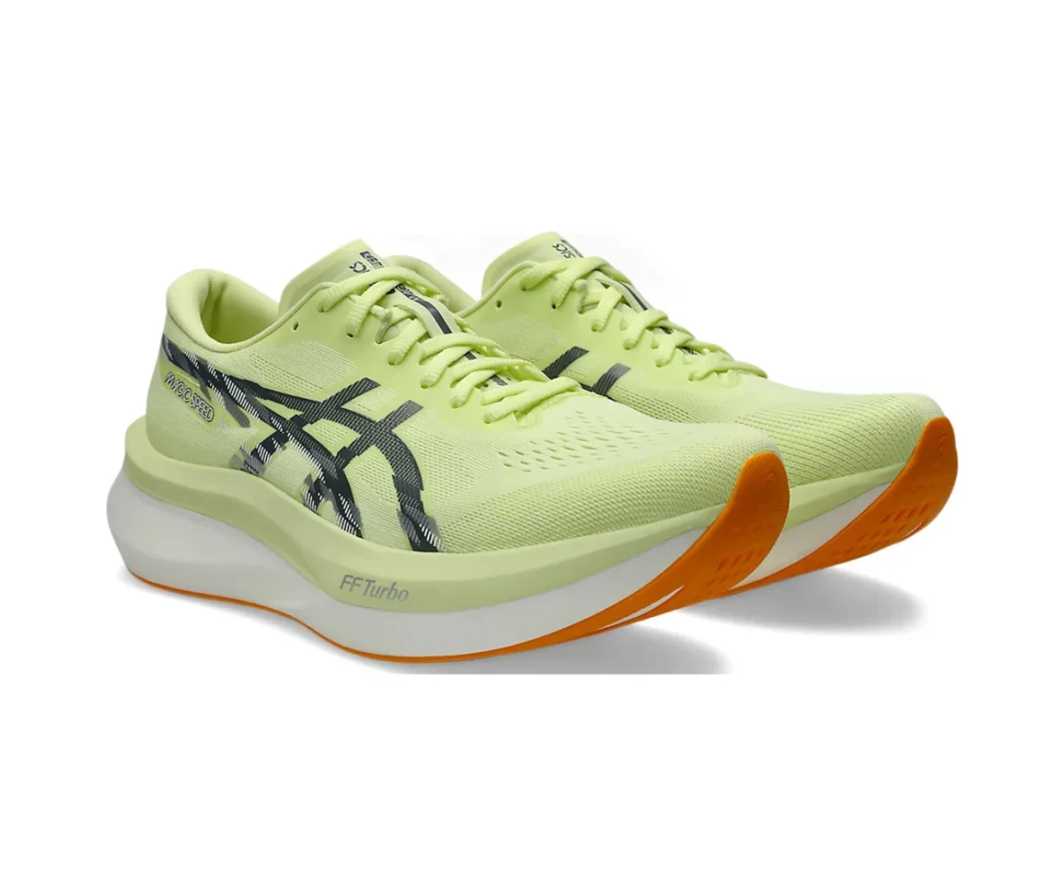 Asics Magic Speed 4 Men Huddle Yellow Metropolis - Asics First Copy Shoes