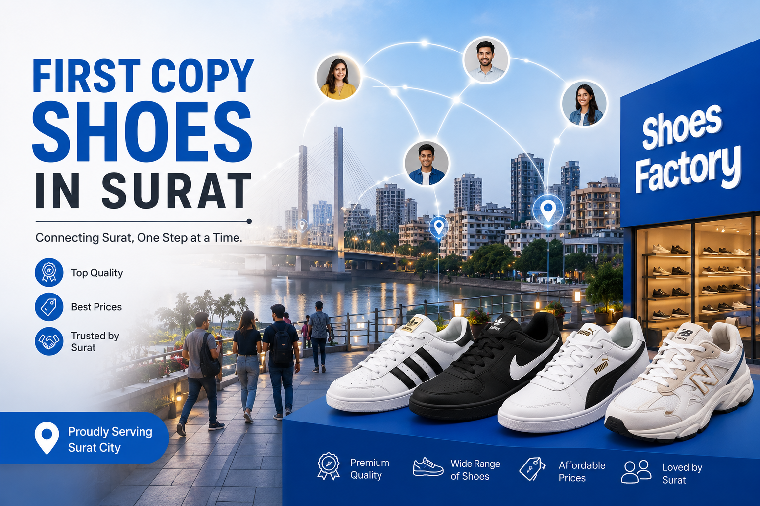 first copy shoes in surat - blog 1